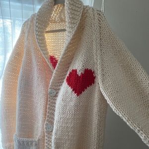 GOGO Red Heart Cardigan